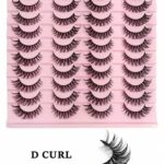 Cross-border Russian volume false eyelashes DD curl natural dense curly one-piece false eyelashes factory stable supply - D04-20