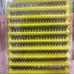 Cross-border bestseller 30-100D cluster lashes, factory stable supply, European and American segmented curly - 30D cluster lashes (yellow base box)