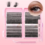 Wholesale segment false eyelashes book large capacity 6080D T50 set ресницы eyelashes cur - T50 eyelash book tool set