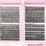 EU/US False Eyelashes Cross-border Amazon Large Capacity 30D 40D 50D Thick Natural Simulation DIY Segmented Lash Book - Pink 30D 40D 50D Eyelash Book
