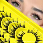 Wholesale comic wet tip little devil false eyelashes, black stem, thick, one-piece, full strip, natural simulation thick style - MIU-B