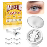 Cross-border best-selling magnetic eyelash portable all-in-one box ultra-natural false eyelashes magnetic natural eyelash curler thick and lush lashes - CY27-White all-in-one box