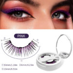Cross-border new magnetic false eyelashes, colored lashes, glue-free magnetic lashes, natural and comfortable beginner false eyelash set - ANCY-THREE