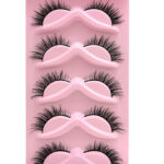 Cross-border best-selling large-capacity one-piece false eyelashes with black stem, thick, curly, fox-style false eyelashes, pair hair source factory - MAA023-39 XF39-5