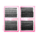 Source factory cross-border European and American thick false eyelash set natural simulation eyelashes OEM/ODM custom wholesale - DIY-JMS-592 clusters [40+60+80+100D]