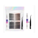 DIY Sectional False Lashes 12 Rows Large Capacity Set False Lashes 30D40D Combination Hot Melt Lash Set - Laser Bag B2