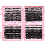 Qingdao Factory DIY False Eyelashes Lash Book Glue Tool Set Cross-border Europe and America Cluster Lash Wholesale - ORR-JMS-640 clusters [30405060D]