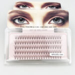 Cross-border trade 5-row 10P 20P 30P 40P hot-melt false eyelashes self-application, long and curly, direct from source factory - 10p