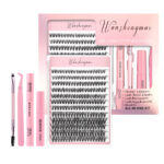 Cross-border new product customized false eyelash tool kit multiple styles personalized thick curly eyelash charm electric eyes - 30D Lashes Six-Piece Set