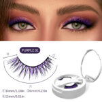 Cross-border new magnetic false eyelashes, colored lashes, glue-free magnetic lashes, natural and comfortable beginner false eyelash set - ANCY-ONE2