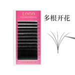 0.07yy eyelash yy eyelash extensions false eyelashes natural eyelash planting y-type clover eyelash set - One-second bloom 0.05 (C curl)