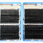 Cross-border best-selling DIY segmented false eyelash kit, Amazon hot-selling large-capacity lash book, voluminous false eyelashes - 40 rows 80D/100D/120D/150D/underlash blue lash book