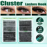 False eyelash set cross-border trade eyelash book D-curve Amazon segmented self-lash extension kit - D-JMS