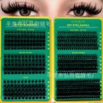 European and American cross-border hot-selling false eyelash set 30D-100D Amazon bestseller hot melt cluster lashes segmented self-application - ACD30D50D80D