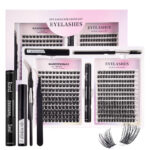 DIY Cross-border E-commerce Eyelash False Eyelashes Mixed Set Large Capacity Source Factory Direct Supply Charming Curled Fluffy Lashes - DIY-DRL-J08/J10