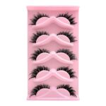 Large Volume One‑Strip Fox‑Eye False Eyelashes, Black Band Dense Curly Pair Lashes, Factory Wholesale - MAA023-34 XF34-5