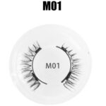 Pingdu Factory Three-Magnet Soft Magnetic False Eyelashes Little Devil Magnetic Eyelashes All-in-One Box Glue-Free Natural Thick - M01