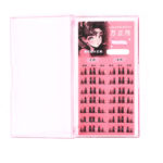 10 Rows Bulk Spiky False Lashes Pure Desire White Moonlight Lazy Three-Step Pure Wild Little Devil Mix - Thick Cat Spirit Style