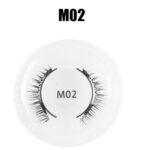 Pingdu Factory Three-Magnet Soft Magnetic False Eyelashes Little Devil Magnetic Eyelashes All-in-One Box Glue-Free Natural Thick - M02