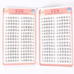 10 Rows Bulk Spiky False Lashes Pure Desire White Moonlight Lazy Three-Step Pure Wild Little Devil Mix - Sunflower lashes book transparent stem