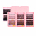 Pingdu Cross-Border Best-Selling DIY False Lashes Segmented Simulation Natural欧美Thick Curled Mixed Assorted Lash Book - DIY-JMS-1280 Cluster [30+40+60+80D]