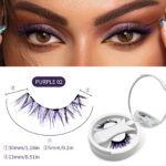 Cross-border new magnetic false eyelashes, colored lashes, glue-free magnetic lashes, natural and comfortable beginner false eyelash set - ANCY-ONE