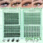 Amazon Cross-Border Best-Selling False Eyelash Set, Wheat Spike Pure Wild Autumn Maple Leaf Triple Fishtail, Large Capacity Hot Melt Cluster Lashes - Mai Chun Yu Qiu Lv