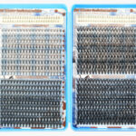 Cross-border best-selling DIY segmented false eyelash kit, Amazon hot-selling large-capacity lash book, voluminous false eyelashes - 40 rows 10D/20D/30D/40D/ lower lashes blue lash book