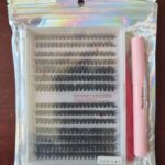 European and American cross-border dense large-volume 280 clusters D-curve DIY eyelashes segmented single-cluster lash extension wholesale - 30p+40p with tools