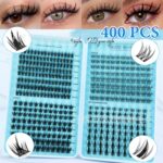 Amazon Cross-Border Best-Selling False Eyelash Set, Wheat Spike Pure Wild Autumn Maple Leaf Triple Fishtail, Large Capacity Hot Melt Cluster Lashes - McChun Fish Autumn Blue