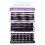DIY Cross-border Segmented Eyelash Extension Book, Large Capacity Mixed Pack, Thick and Curled, Hot Melt Single Cluster Eyelashes, Factory Wholesale - JMS-B