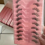 Large Volume One‑Strip Fox‑Eye False Eyelashes, Black Band Dense Curly Pair Lashes, Factory Wholesale - MAA021-20 BYHZ