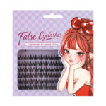 Cross-border false eyelash design and development, hot-selling false eyelash set cluster lashes, factory wholesale customization - QX # (6 rows)