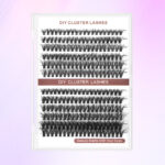 Pingdu Factory New Cross-border False Eyelashes DIY Single Cluster Fluffy Thick Curled欧美 Hot Melt Flower Lashes 60P - Single box 30/40D fluffy