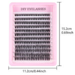 European and American best-selling eyelash book 30D-100D thick European and American large-capacity mixed eyelashes hot-selling Amazon eyelash book - 30D white base card false eyelashes