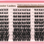 DIY lashes false eyelashes, Amazon bestseller in Europe and America, natural curl, thick and dense 40D false eyelashes - Horizontal three-row A038 false eyelashes