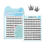 Cross-border Barbie mixed no-glue false eyelashes, European and American thick, large capacity, segmented comic simulation lazy eyelashes - No-glue 10 rows Dog series (Japanese and Korean style #)