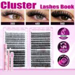 False eyelash set cross-border trade eyelash book D-curve Amazon segmented self-lash extension kit - C-JMSS