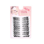 10 Rows Bulk Spiky False Lashes Pure Desire White Moonlight Lazy Three-Step Pure Wild Little Devil Mix - Fox-eye winged segment false eyelashes