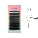 0.07yy eyelash yy eyelash extensions false eyelashes natural eyelash planting y-type clover eyelash set - 0.07 YY (D curl)